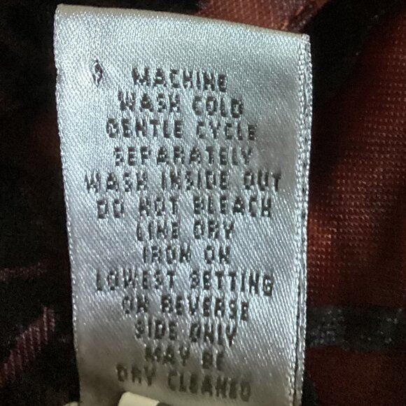 Chico's Sheer Flocked Velvet Floral BOHO Peasant Top (XL/16) #81B - Picture 7 of 7